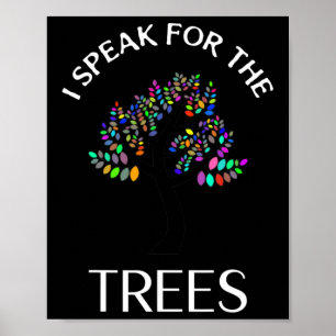Ich spreche für die Shirts des "Trees Earth Day" R Poster