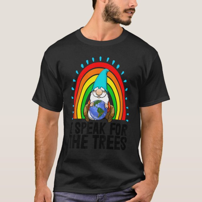 Ich spreche für die Umgebung der Bäume Frauen Erde T-Shirt (Vorderseite)
