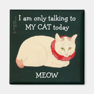 Ich spreche heute nur mit MEY CAT Magnet