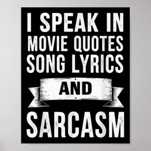 Ich spreche in Kinokitonitys Song-Texte & Amp; Sar Poster
