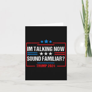 Ich spreche jetzt über Trump 2024 Wahl Trump W Karte