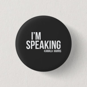 Ich spreche - Kamal Harris Button