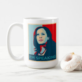Ich spreche Kamala Harris Kaffeetasse