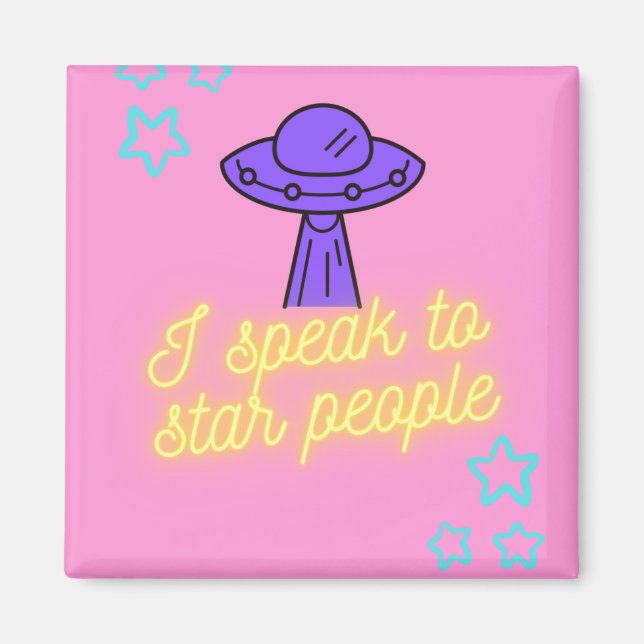 Ich spreche mit Starleuten Magnet (Vorne)