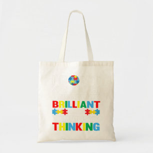 Ich spreche nicht viel, weil ich brilliant bin und tragetasche