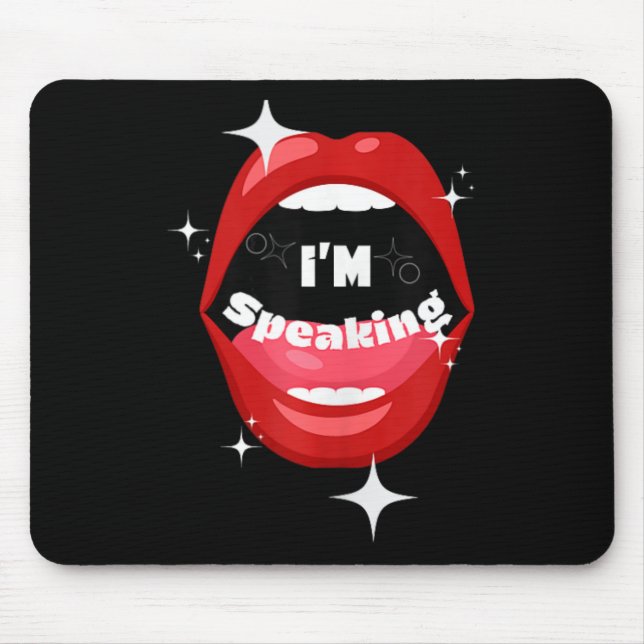 Ich spreche Pro Harris Tank Top Mousepad (Vorne)