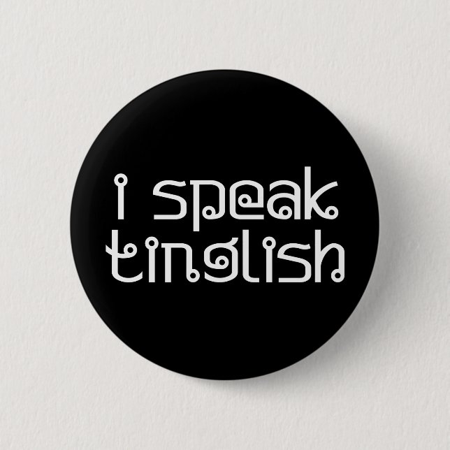 ich spreche tinglish button (Vorderseite)