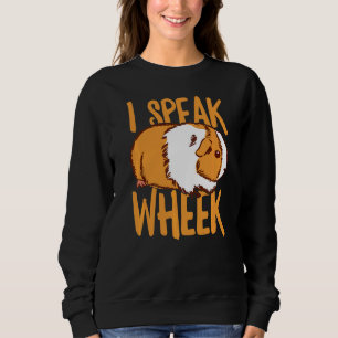 Ich spreche, wann ich für einen Schweinehalter zit Sweatshirt