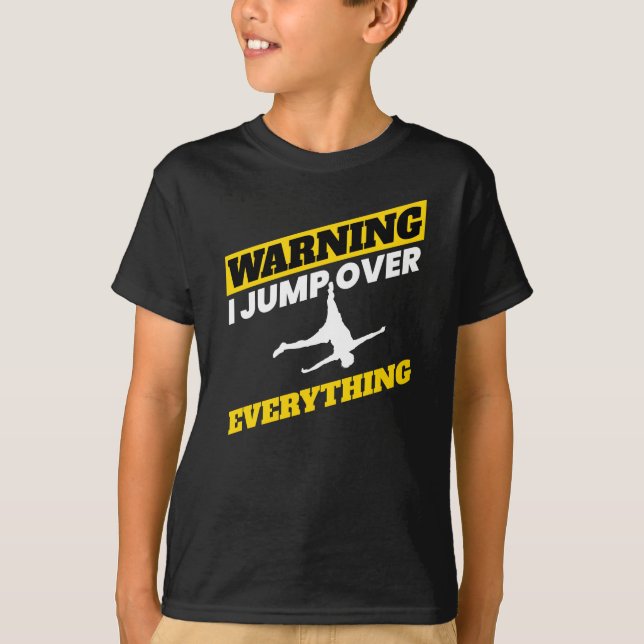 Ich springe über alles Parken T-Shirt (Vorderseite)