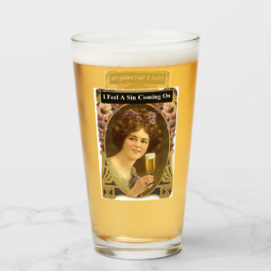 Ich spüre eine Sünde kommen Glas