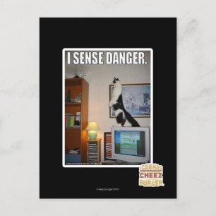 Ich spüre Gefahr Postkarte