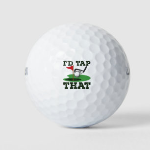 Ich Stach den Golf Putting Golfball