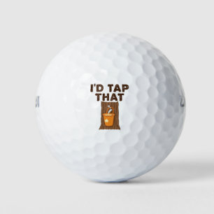 Ich Stach diese Ahornzuckerkultur Baumsirup Golfball