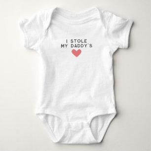 Ich stahl das Herz meines Dadas  Baby Strampler
