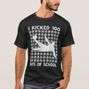 Ich startete 100 Tage Schulsoccer am 100. Tag des  T-Shirt