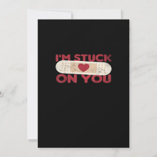 Ich stecke auf dir lustiges Band-Aid-Geschenk für  Feiertagskarte