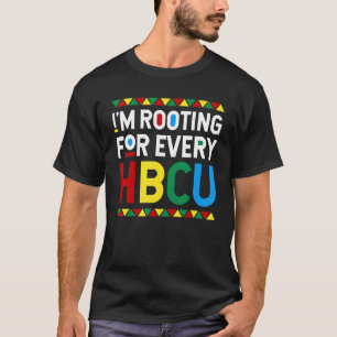 Ich stecke für jede HBCU Black History Melanin A T-Shirt