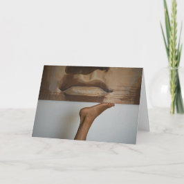 Ich stecke meinen Fuß in den Mund - Karte