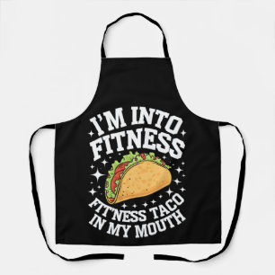 Ich Stehe Auf Fitness Fitness Taco In Meinem Mund Schürze