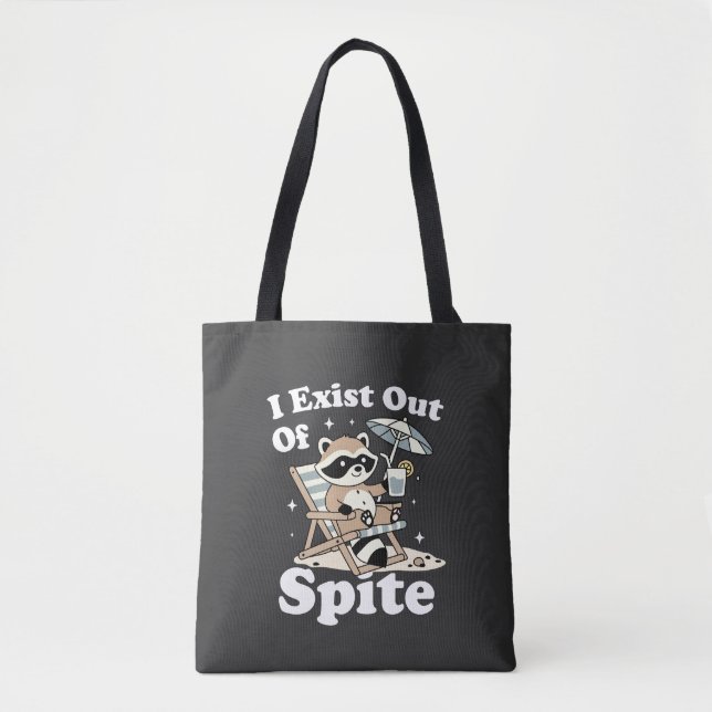 Ich stehe aus Unmut da Tasche (Vorderseite)