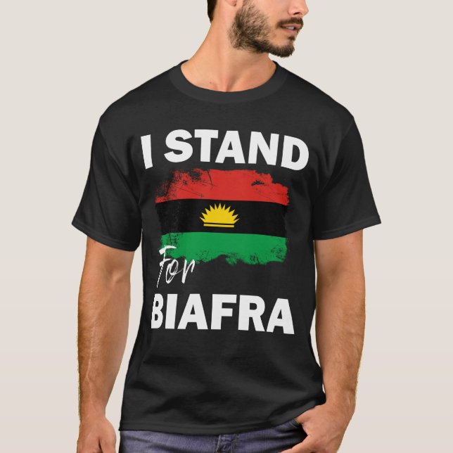 Ich stehe für Biafra T-Shirt (Vorderseite)