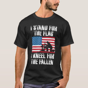Ich stehe für das Flag Kneel für die gefallene Ged T-Shirt