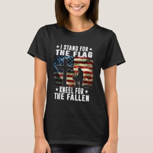 Ich stehe für das Flag Kneel für die gefallene Ged T-Shirt