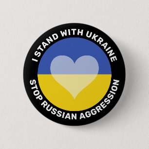 Ich stehe für den ukrainischen Antikriegsschalter Button