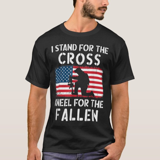 Ich stehe für die Fahne der Fallen - T-Shirt (Vorderseite)