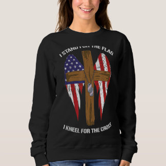 Ich stehe für die Fahne, die ich für den Kreuzmili Sweatshirt