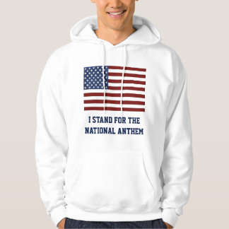 ICH STEHE FÜR DIE NATIONALE ANTHEM HOODIE