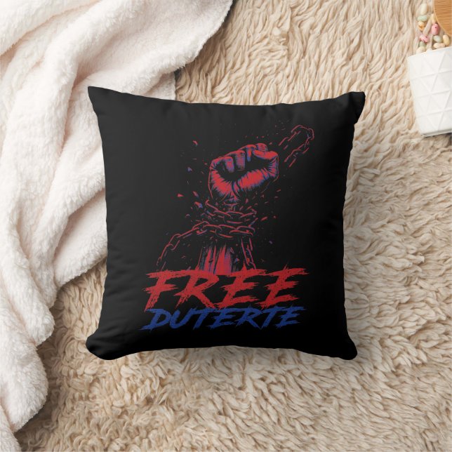Ich stehe für Duterte Free DU30 Free Duterte Kissen (Decke)