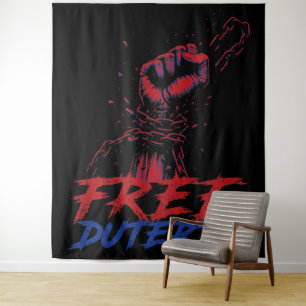 Ich stehe für Duterte Free DU30 Free Duterte Wandteppich