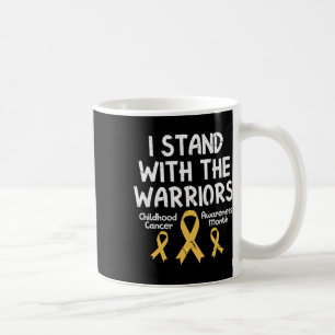 Ich stehe hinter den Warriors Childhood Cancer Awa Kaffeetasse