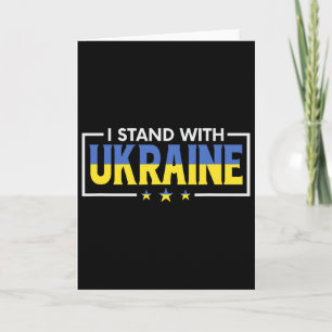 Ich stehe hinter der Ukraine 8 Karte