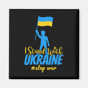 Ich stehe hinter der Ukraine. Macht Frieden. Stopp Magnet
