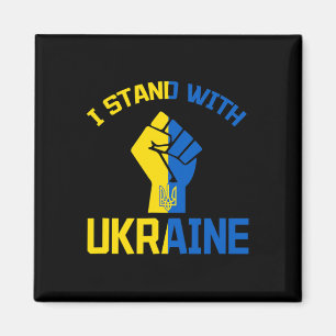 Ich stehe hinter der Ukraine - Unterstützt die Ukr Magnet