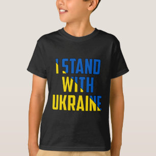 Ich stehe hinter der Ukraine - Unterstützung der U T-Shirt