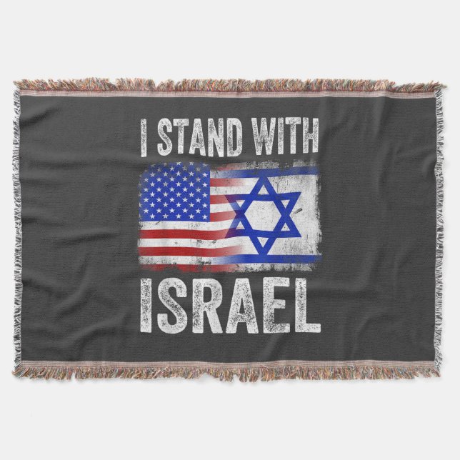 Ich stehe hinter Israel Decke (Vorderseite)