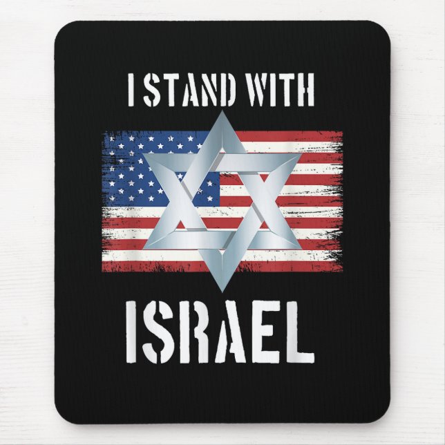 ich stehe hinter Israel Mousepad (Vorne)