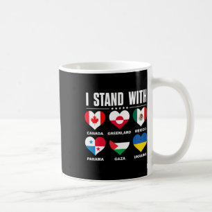 Ich stehe hinter Kanada Grönland Mexiko Panama Gaz Kaffeetasse