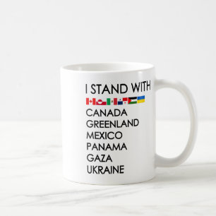 Ich stehe hinter Kanada Grönland Mexiko Panama Gaz Kaffeetasse