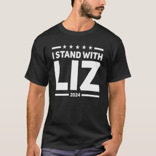 Ich stehe hinter Liz Cheney 2024 Wahl Demokrat T-Shirt