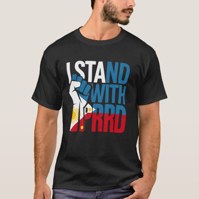 Ich stehe hinter PRRD T-Shirt (Vorderseite)