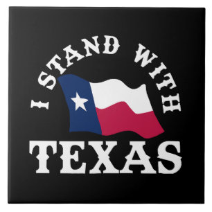 Ich stehe hinter Texas Fliese