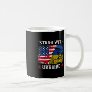 Ich stehe hinter Ukraine Unterstütze Ukraine Ukrai Kaffeetasse