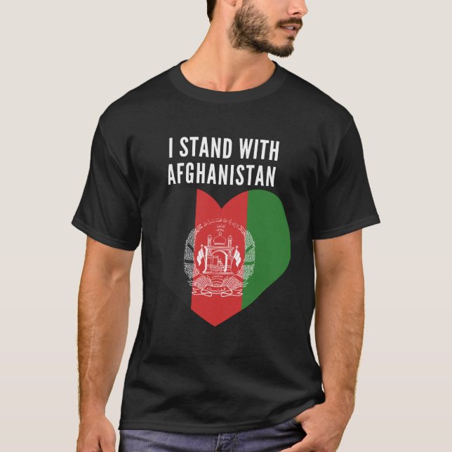 Ich stehe mit Afghanistan in Verbindung und stehe  T-Shirt (Vorderseite)