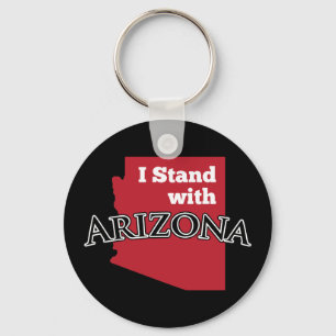 Ich stehe mit Arizona Schlüsselanhänger