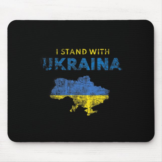 Ich stehe mit der Ukraine 14  Mousepad (Vorne)