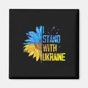 Ich stehe mit der Ukraine 2025 Shirts Ukrainische Magnet